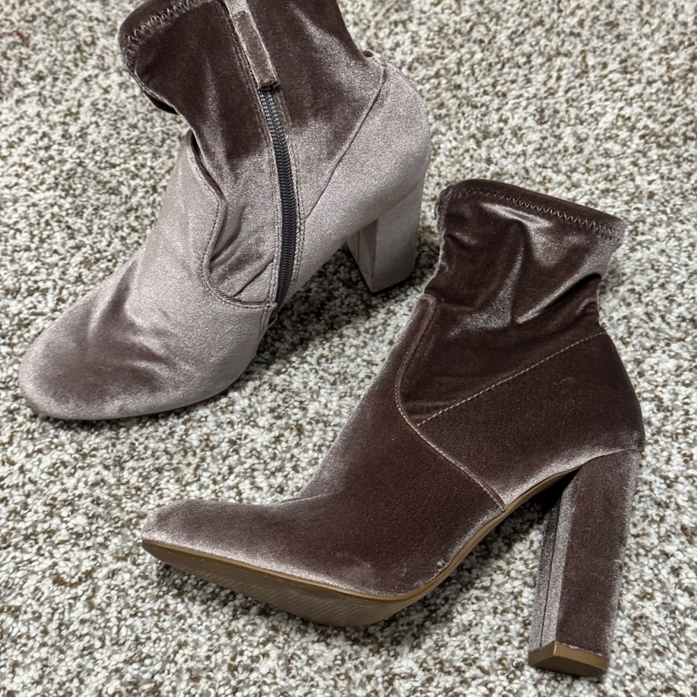 Steve Madden Velvet Booties
